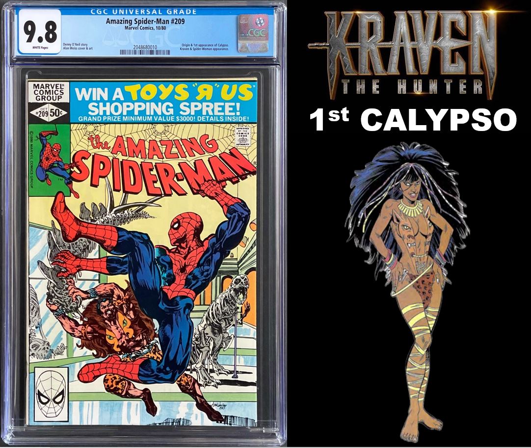 AMAZING SPIDERMAN store 209 CGC 1st Appearance Calypso