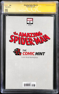 AMAZING SPIDER-MAN #6 CGC 9.8 SS VIRGIN VARIANT 🔥 SIGNED FELIPE MASSAFERA w/ COA