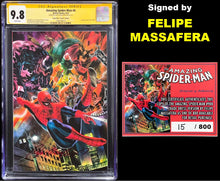 Load image into Gallery viewer, AMAZING SPIDER-MAN #6 CGC 9.8 SS VIRGIN VARIANT 🔥 SIGNED FELIPE MASSAFERA w/ COA