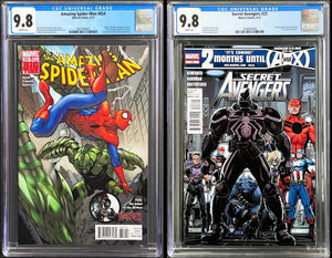 AMAZING SPIDER-MAN #654 CGC 9.8 💎 SECRET AVENGERS #23 CGC 9.8 💎 SET OF 2