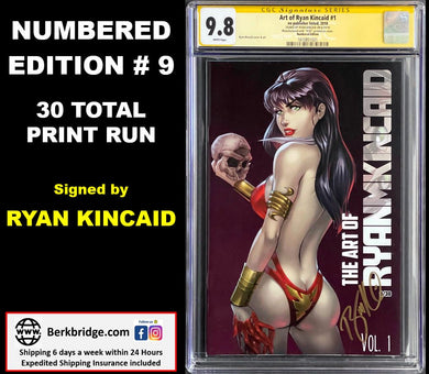 ART OF RYAN KINCAID #1 CGC 9.8 SS KINCAID 💎 LIMITED 30 PRINT RUN