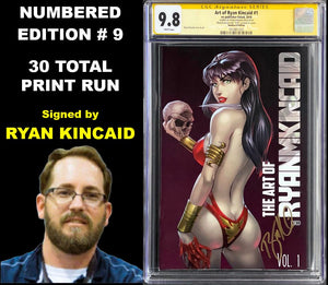 ART OF RYAN KINCAID #1 CGC 9.8 SS KINCAID 💎 LIMITED 30 PRINT RUN