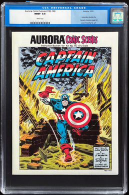 AURORA COMIC SCENES #192-140 CGC 9.9 WHITE PAGES 🔥 JOHN ROMITA Sr CAPTAIN AMERICA