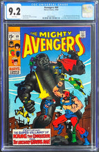 Load image into Gallery viewer, AVENGERS #69 #70 #71 CGC 9.2 WHITE 1969 Marvel Comics 1st Appearances Set of 3