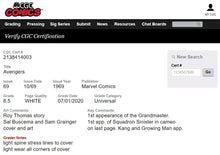 Load image into Gallery viewer, AVENGERS #69 CGC 8.5 WHITE PAGES 🔥 1st GRANDMASTER + 1st SQUADRON SINISTER