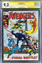 Load image into Gallery viewer, AVENGERS #71 CGC 9.2 SS WHITE PAGES 💎 STAN LEE &amp; ROY THOMAS SIGNED