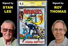 Load image into Gallery viewer, AVENGERS #71 CGC 9.2 SS WHITE PAGES 💎 STAN LEE &amp; ROY THOMAS SIGNED