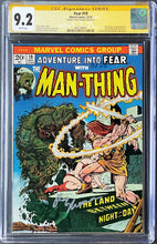 Load image into Gallery viewer, Adventure Into Fear #19 CGC 9.2 SS White Pages (Unpressed) 💎 Signed ROY THOMAS