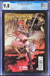 Age of Ultron #10 Guardians of the Galaxy #5 MANARA Variant CGC 9.8 Set Marvel Comics 1st ANGELA