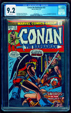 Load image into Gallery viewer, CONAN THE BARBARIAN #23 CGC 9.2 WHITE PAGES 💎 1st RED SONJA