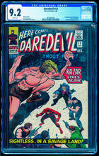 Load image into Gallery viewer, DAREDEVIL #12 CGC 9.2 WHITE PAGES 💎 1st PLUNDERER  2nd KA-ZAR