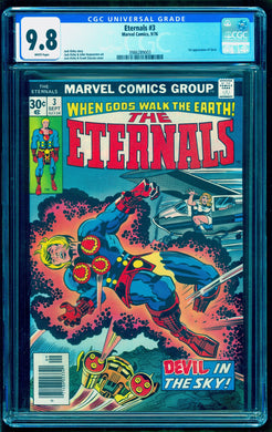 ETERNALS #3 CGC 9.8 WHITE PAGES 💎 1st SERSI