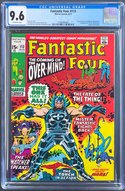 FANTASTIC FOUR #113 CGC 9.6 OFF WHITE PAGES 💎 1st OVERMIND