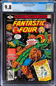 FANTASTIC FOUR #204 #205 #206 #207 #208 #209 CGC 9.8 WHITE PAGES 💎 SET OF 6