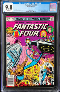 FANTASTIC FOUR #204 #205 #206 #207 #208 #209 CGC 9.8 WHITE PAGES 💎 SET OF 6