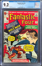 Load image into Gallery viewer, FANTASTIC FOUR #22 CGC 9.2 WHITE PAGES 💎 2nd MOLE MAN &amp; 1st COVER