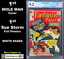 Load image into Gallery viewer, FANTASTIC FOUR #22 CGC 9.2 WHITE PAGES 💎 2nd MOLE MAN &amp; 1st COVER