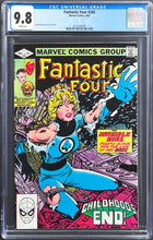 Load image into Gallery viewer, FANTASTIC FOUR #245 CGC 9.8 WHITE PAGES 💎 1st AVATAR FRANKLIN RICHARDS