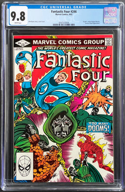 FANTASTIC FOUR #246 CGC 9.8 WHITE PAGES 🔥 MICRONAUTS APPEARANCE