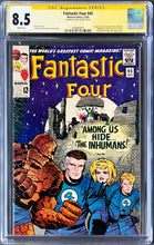 Load image into Gallery viewer, FANTASTIC FOUR #45 CGC 8.5 SS WHITE PAGES 💎 STAN LEE SIGNED