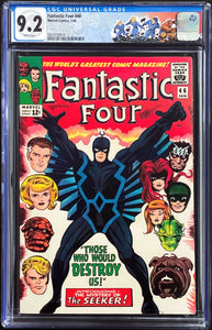 FANTASTIC FOUR #46 CGC 9.2 WHITE PAGES 💎 1st FULL BLACK BOLT (9014)