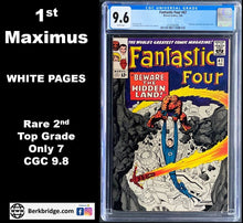 Load image into Gallery viewer, FANTASTIC FOUR #47 CGC 9.6 WHITE PAGES 💎 1st MAXIMUS 1966