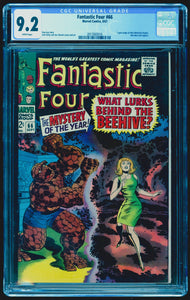 FANTASTIC FOUR #66 & #67 CGC 9.2 WHITE PAGES 💎 ORIGIN & 1st HIM ADAM WARLOCK