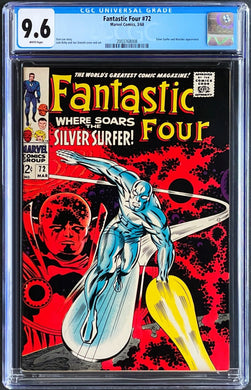 FANTASTIC FOUR #72 CGC 9.6 WHITE PAGES 💎 UNPRESSED