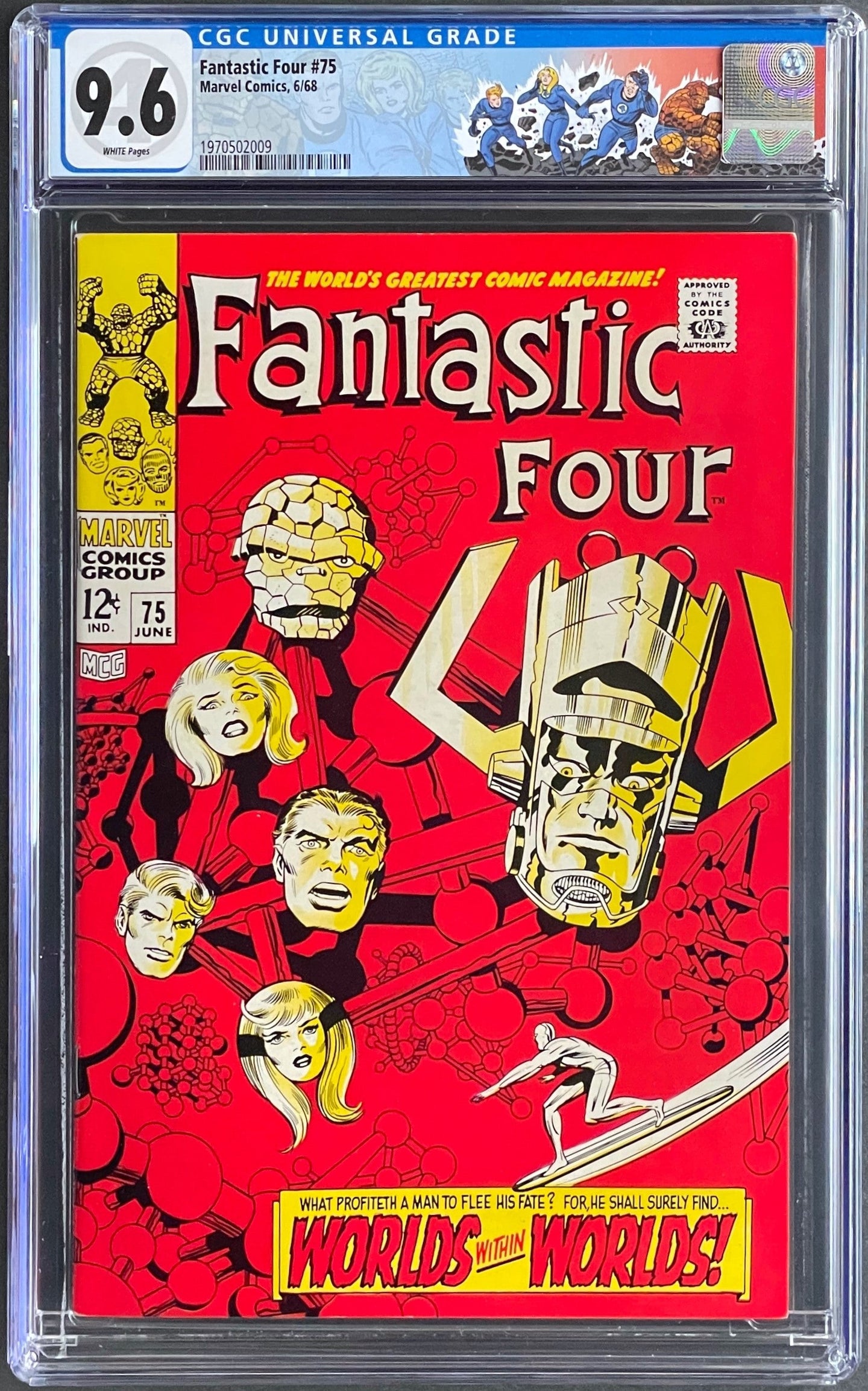 FANTASTIC FOUR #75 CGC 9.6 WHITE PAGES