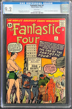 Load image into Gallery viewer, FANTASTIC FOUR #9 CGC 9.2 WHITE PAGES 💎 GRADED 2007