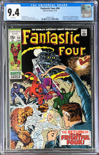 Load image into Gallery viewer, FANTASTIC FOUR #94 CGC 9.4 WHITE PAGES 💎 1st AGATHA HARKNESS APPEARANCE