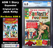 Load image into Gallery viewer, FANTASTIC FOUR ANNUAL #1 CGC 6.0 OW WHITE PAGES 🔥 UNPRESSED (5002)