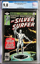 Load image into Gallery viewer, FANTASY MASTERPIECES v2 #1 CGC 9.8 WHITE PAGES 💎 REPRINT SILVER SURFER #1