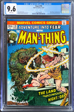 FEAR #19 CGC 9.6 WHITE PAGES 💎 1st HOWARD THE DUCK