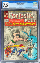 Load image into Gallery viewer, Fantastic Four #33 CGC 7.5 White 1964 Marvel Comics 1st Appearance Attuma