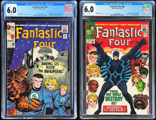 Load image into Gallery viewer, Fantastic Four #45 #46 Marvel Comics 1965 1966 1st Appearance Inhumans CGC 6.0 White UNPRESSED