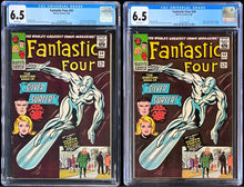 Load image into Gallery viewer, Fantastic Four #50 CGC 6.5 WHITE Marvel Comics 1966 Set of 2 Wyatt Wingfoot 1st Appearance