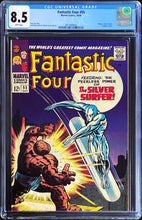 Load image into Gallery viewer, Fantastic Four #55 CGC 8.5 White 1966 Marvel Comics 4th Silver Surfer