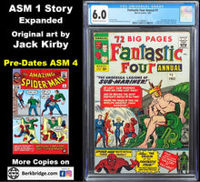 Load image into Gallery viewer, Fantastic Four Annual #1 CGC 6.0 Marvel Comics 1963 Amazing Spider-Man 5th Appearance