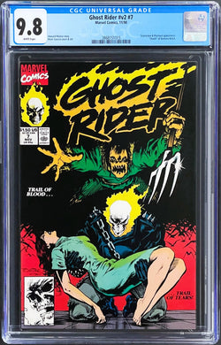 GHOST RIDER #7 CGC 9.8 WHITE PAGES 💎 SCARECROW