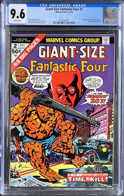 GIANT-SIZE FANTASTIC FOUR #2 CGC 9.6 WHITE PAGES