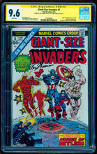 Load image into Gallery viewer, GIANT-SIZE INVADERS #1 CGC 9.6 SS WHITE PAGES 💎 SIGNED JOHN ROMITA &amp; ROY THOMAS