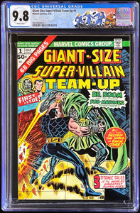 Giant Size Super-Villain Team-Up #1 CGC 9.8 Doctor Doom Sub-Mariner Marvel 1975