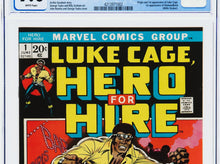 Load image into Gallery viewer, Hero for Hire #1 CGC 9.0 WHITE 1972 Marvel Comics 1st App Luke Cage (Unpressed)