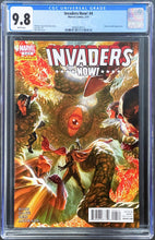 Load image into Gallery viewer, INVADERS NOW #4 CGC 9.8 WHITE PAGES 💎 1 of 2 ALEX ROSS COVER