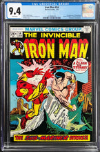 Load image into Gallery viewer, Iron Man #54 CGC 9.4 White 1973 Marvel Comics 1st Appearance Moondragon (Unpressed)