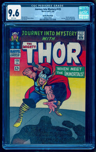 JOURNEY INTO MYSTERY #125 CGC 9.6 WHITE PAGES 💎 ROCKY MOUNTAIN PEDIGREE