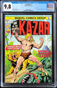 Ka-Zar #1 CGC 9.8 White Pages