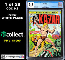 Load image into Gallery viewer, Ka-Zar #1 CGC 9.8 White Pages