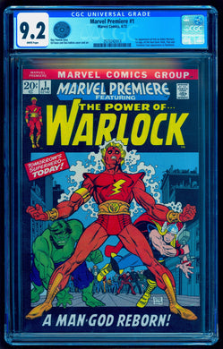 MARVEL PREMIERE #1 CGC 9.2 WHITE PAGES 💎 OREGON COAST COLLECTION